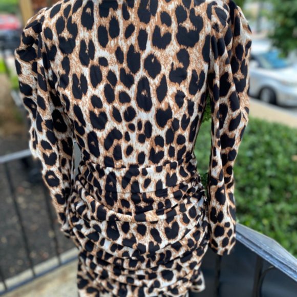 LIBIAN SZ SMALL LEOPARD DRESS - Picture 2 of 4